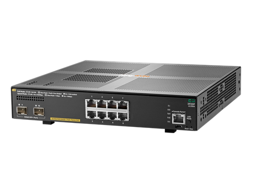 Aruba - 2930F - Switch 8-Port SFP+ PoE+