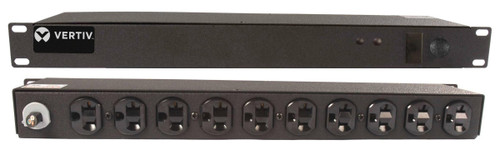 Vertiv - BR100-1025TL - Power Distribution Unit Rack-mount 20A 10-Outlets