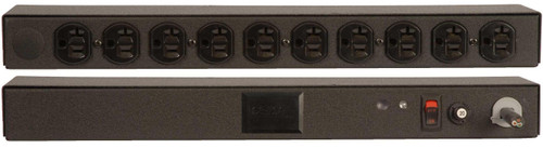Vertiv - BRN120-1026TL - Power Distribution Unit Rack-mount 20A 10-Outlets