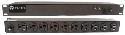 Vertiv - SPFC104-1025 - Power Distribution Unit Rack-mount 20A 10-Outlets L21-30P