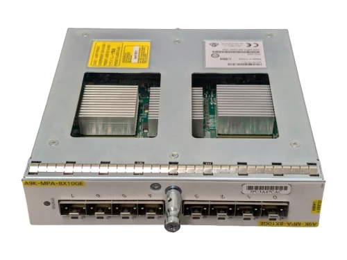 Cisco A9K-MPA-8X10GE ASR 9000 Modular Port Adapter, 8x10GE ports/Modular design/Hot-swappable