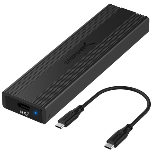 Sabrent - EC-SNVE - Tool-Free Enclosure USB 3.2 Type-C