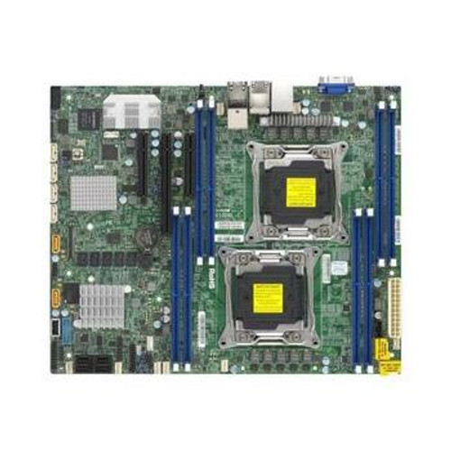 MBD-X10DRL-CT - SuperMicro - X10DRL-CT Dual Socket R3 LGA 2011 Xeon E5-2600 v4 / v3 Intel C612 Chipset DDR4 8 x DIMM 6