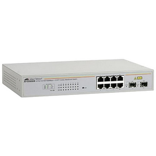 Allied Telesis AT-GS950/8-50 8-Port Gigabit Ethernet Switch LAN SFP WebSmart Switch