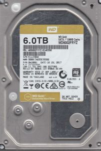 Western Digital - WD6002FRYZ-01WD5B0 - HDD 6TB 7200RPM SATA 6Gb/s 128MB
