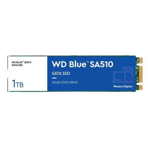 Western Digital Blue SA510 M.2 1000GB SATA III SSD compatible with laptops and desktops