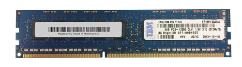 IBM - 00D4955 - Memory 4GB DDR3 ECC PC3-12800 1600MHz 2Rx8