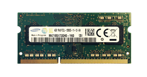 Samsung 4GB DDR3-1600 SoDimm Memory M471B5173QH0-YK0