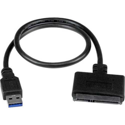 StarTech USB 3.0 to 2.5 SATA III Hard Drive Adapter Cable w/ UASP - Compatible with SSD / HDD - USB3S2SAT3CB