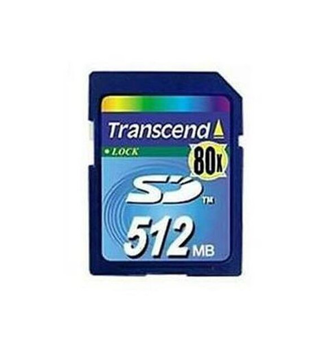 Transcend - TS512MSD80 - SD Card 512MB 80x Hi-Speed