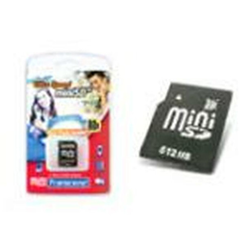 Transcend - TS512MSDM80 - Memory Card 512MB 80x miniSD