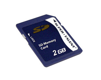 Super Talent - SDV2G - SD Card 2GB Flash Memory