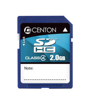 Centon - S1-SDHC4-2G - SDHC Memory Card 2GB Class 4