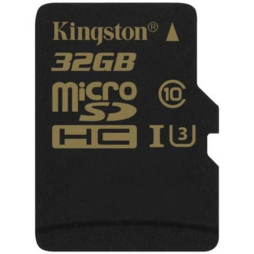 SDCG/32GBSP - Kingston 32GB Class 3 microSDHC USH-I U3 Flash Memory Card