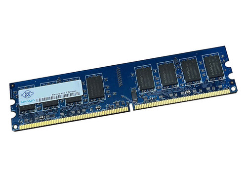 Nanya 1GB DDR Non-ECC PC2100 266MHz Memory Module for 184-Pin DIMM Dual Rank - NT1GD64S8HA0F-75B