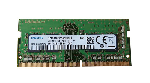 M471A5143SB1-CRC - Sumsung - Samsung 4GB PC4-19200 DDR4-2400MHz non-ECC Unbuffered CL17 260-Pin SoDimm 1.2V Single Rank Memory Module