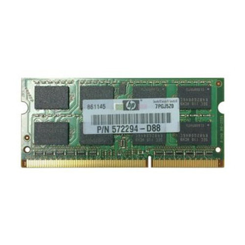 HP 4GB DDR3 SoDimm Non ECC PC3-10600 1333Mhz 2Rx8 Memory - Compatible with HP laptops - Server Memory