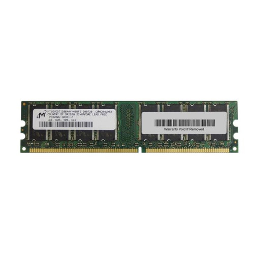 Micron - MT16VDDT12864AY-40BF2 - Memory 1GB DDR-400 PC3200 184-Pin DIMM