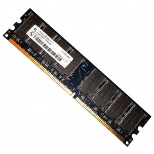 HYS64D128320EU-5-A - Qimonda 1GB DDR-400MHz PC3200 non-ECC Unbuffered CL3 184-Pin DIMM Dual Rank Memory Module