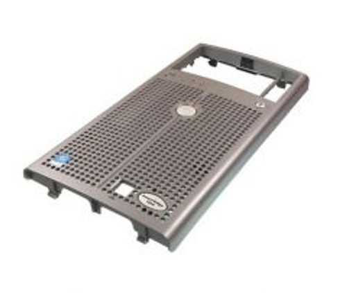 Dell Silver Desktop Front Bezel Y2802 for PowerEdge 1800 - Compatible with Dell servers - Front view of silver bezel