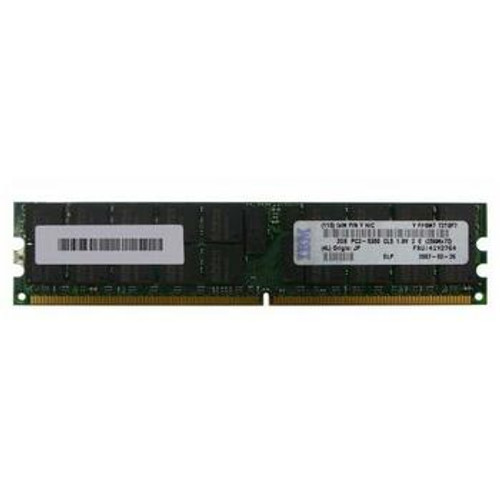 41Y2764 - IBM - 2GB DDR2-667MHz PC2-5300 ECC Registered CL5 240-Pin DIMM 1.8V Memory Module