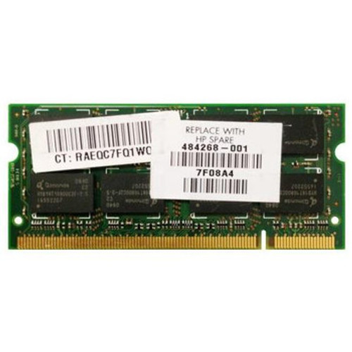 484268-001 - HP - 2GB DDR2 SoDimm Non ECC PC2-6400 800Mhz Memory