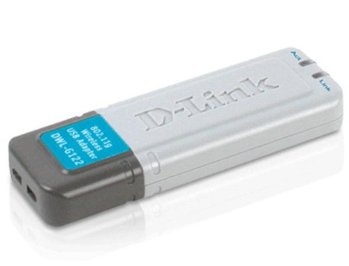 DWL-G122 - D-LINK - D-Link 2.4GHz 802.11g High Speed Wireless USB Adapter