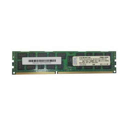 49Y1397 - IBM - 8GB PC3-10600 DDR3-1333MHz ECC Registered CL9 240-Pin DIMM 1.35V Low Voltage Dual Rank Memory Module