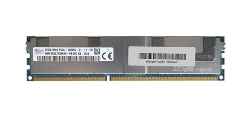 HYNIX 32GB DDR3-1600MHz ECC Registered Memory HMT84GL7AMR4A-PB