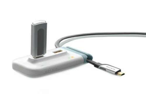 F5U304 - Belkin 4 Port USB 2.0 Plus Hub 4 x 4-pin USB 2.0 USB External
