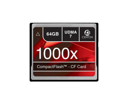 S1-CF1000X-64G - Centon Electronics - Centon 64GB 1000x CompactFlash (CF) Memory Card