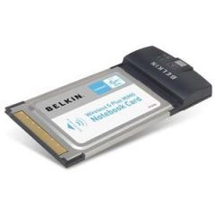 Belkin - F5D9010 - Wireless Network Adapter 54Mbps 802.11g PCMCIA CardBus