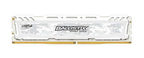 BLS16G4D240FSC - Crucial - Ballistix Sport LT White 16GB PC4-19200 DDR4-2400MHz non-ECC Unbuffered CL16 (16-16-16) 288-Pin DIMM 1.2V Memory Module