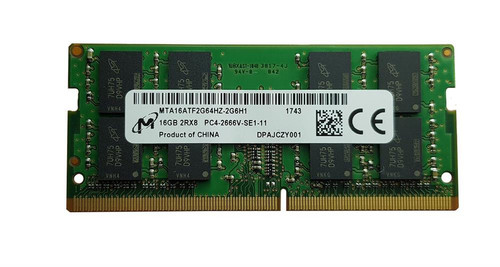 Micron - MTA16ATF2G64HZ-2G6H1 - Memory 16GB DDR4-2666 non-ECC SoDimm
