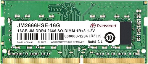 Transcend - JM2666HSE-16G - Memory 16GB DDR4 2666MHz SODIMM Non-ECC