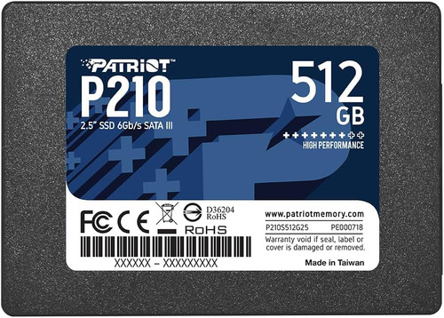 Patriot P210 512GB SATA SSD - P210S512G25