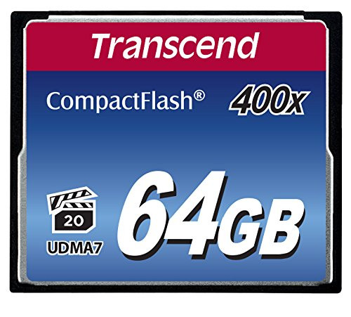 Transcend - TS64GCF400-B2 - CompactFlash Memory Card 64GB 400x