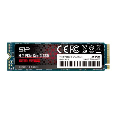 Silicon Power - SP256GBP34A80M28 - SSD 256GB PCIe 3.0 NVMe M.2 2280
