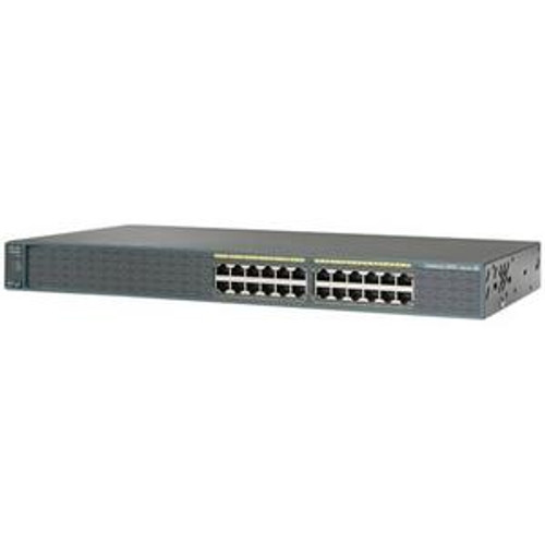 WS-C2960-24-S - Cisco Catalyst 2960-24-S 24-Port 24 x 10/100Base-TX LAN Managed Ethernet Switch