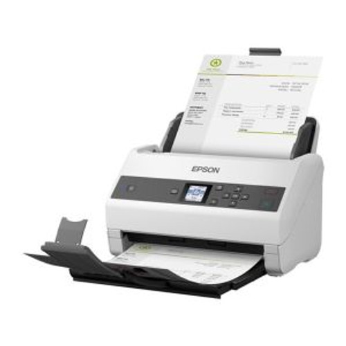 B11B250201 - Epson DS-870 Color Duplex 600 dpi 65 ppm Color LCD Display Workgroup Document Scanner