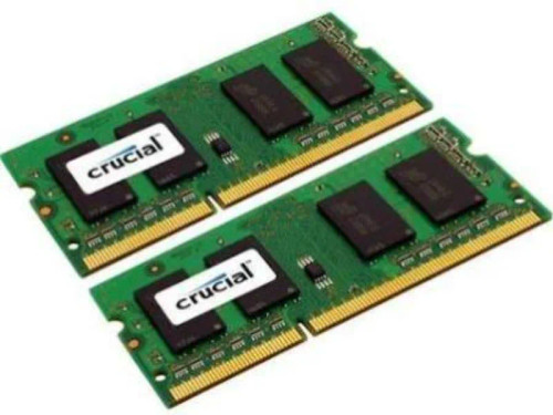 CT2KIT102464BF160B - Crucial Technology 16GB Kit (2 X 8GB) DDR3-1600MHz PC3-12800 non-ECC Unbuffered CL11 204-Pin SoDimm 1.35V Low Voltage Memory