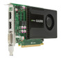 HP - C2J93AA - Graphics Card Nvidia Quadro K2000 2GB GDDR5 PCIe DVI