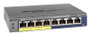 NetGear ProSafe Plus 8-Port Gigabit Ethernet Desktop Switch with PoE - GS108PE - Ideal for small business networks