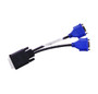 H9361 - Dell - DMS-59 to Dual DVI-I Y-Splitter Cable