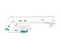 HP - RM2-6736 - Cassette Guide Left LaserJet Enterprise Printer