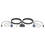 Black Box KV405A 2x1 USB HD-15 Video Desktop Micro Audio KVM Switch for Type A USB devices