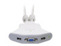 Belkin - F1DL102U2 - KVM Switch 2-Port USB Audio