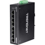 TRENDnet Industrial Gigabit Din-Rail Switch - TI-G80