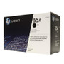 HP CE255A 55A Black Print Cartridge - Single Pack