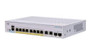 Cisco CBS250 SMART 8-Port GE Switch with External Power Supply and 2x1G Combo Ports - Ideal for Small Business Networks